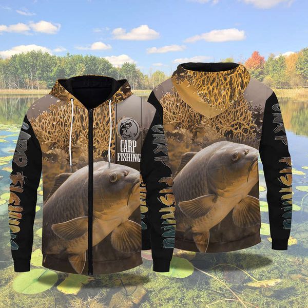 

2019 new 3d printed men's sports zipper casual sweater, Gray