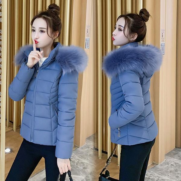 

women's down & parkas parka jacket snow wear wadded female 2021 autumn and winter women cotton-padded outerwear coat, Black