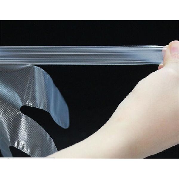 

factoryxbhwfilm wholesale 200pcs/lot disposable transparent food plastic pe protective gloves 001