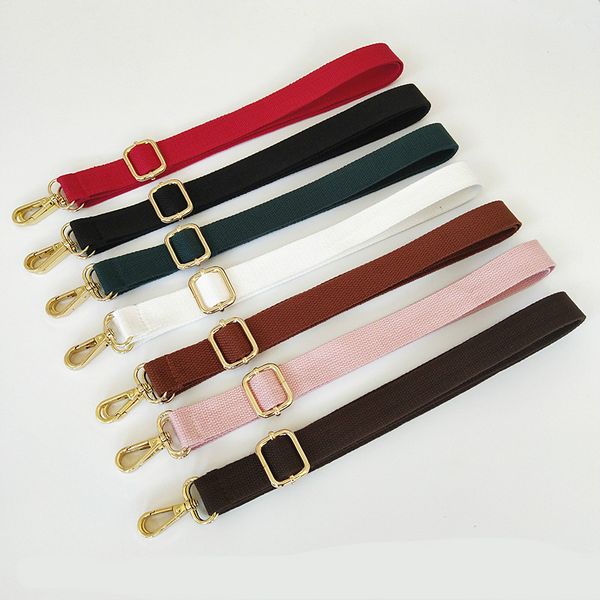 

fashion diy bag strap for women shoulder bag hanger colored belt bag strap accessories adjustable rainbow handbag straps, Black