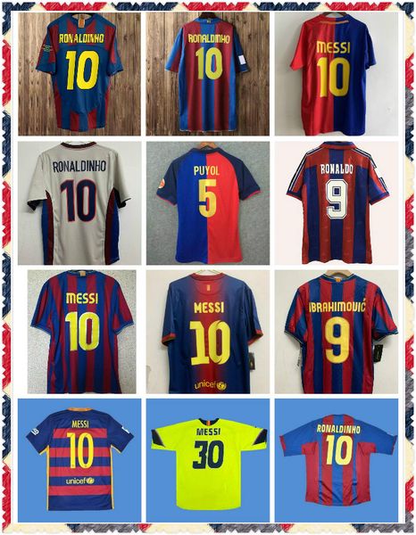 

1997 rivaldo henry retro jersey figo 1899 1999 xavi ronaldinho ronaldo 08 09 rivaldo guardiola iniesta year pique xani henry stoitchkov, Black;yellow