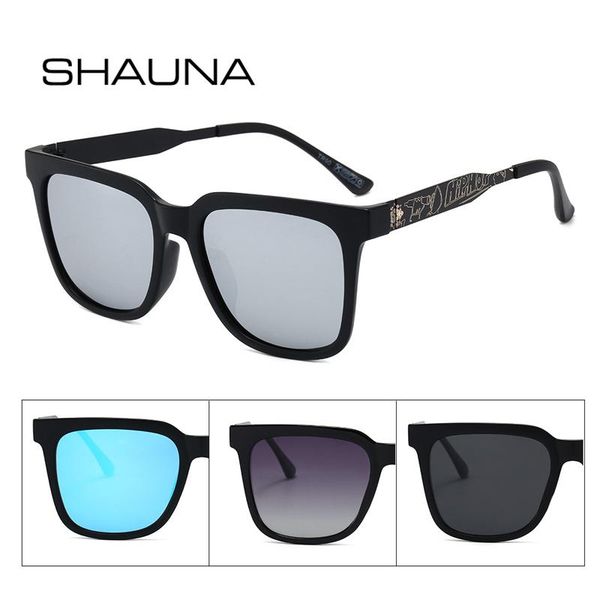 

sunglasses shauna 2021 men women classic tr90 polarized vintage fashion mirror coating driving fishing glasses uv400, White;black