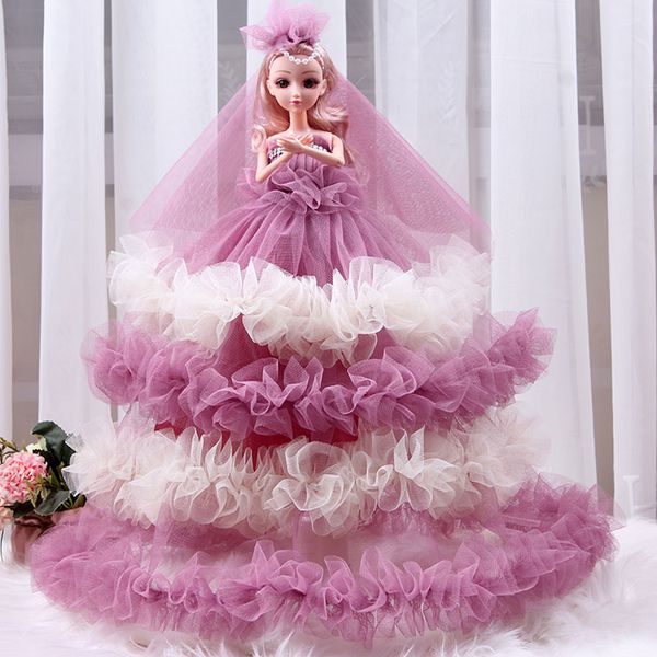 

2020 new year gift lovely pretty barbie doll set doll girl birthday play house toy joints can move