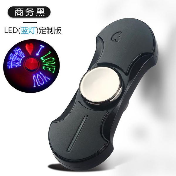 

2020 usb charging lighters fingertip gyro luminous metal fidget hand spinner spinners stress cigarette accessorie men gift e h wmtlur