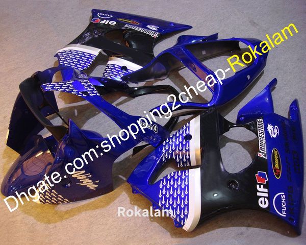 

for kawasaki zx 6 r 636 2000 2001 2002 zx-6r 00 01 02 zx 6r blue black motorbike fairings (injection molding
