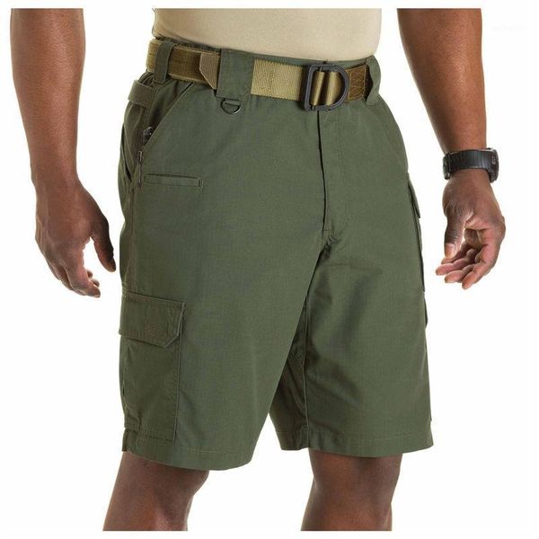 

summer tactical cargo shorts ripsloose cargo shorts men breathable quick dry elastic waist multi-pocket1, White;black