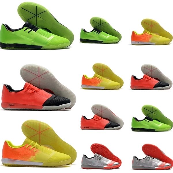 

fashion mens soccer shoes zoom phantom vnm pro tf ic soccer cleats indoor football boots botas de futbol low ankle us6.5-11