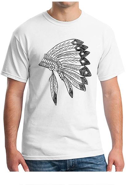 

mens soft print pure cotton comfort dreamcatcher short sleeve crew neck t-shirts man fashion cotton casual sportswear, White;black