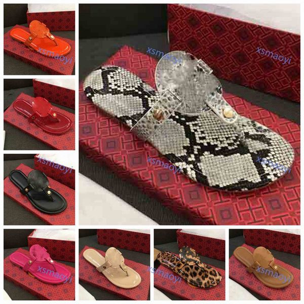 

women progettista slides luxe nude patent leather mules slippers ladies sandals summer beach shoes tb slippers big size 35-41, Black
