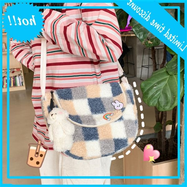 

autumn and winter plush bag for women