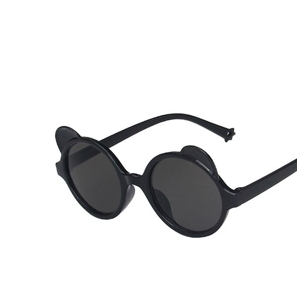 

boy and girl bear sunglasses uv-proof glasses baby sunglasses tide, White;black