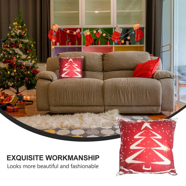 

1pc christmas pillowcases linen pillow case pillow cushion cover home supply 1pc christmas factory direct wmtprl