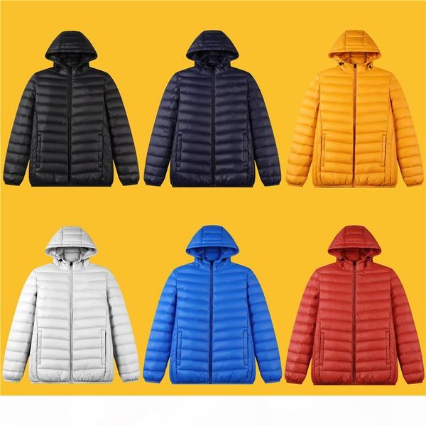 

mens jacket winter jacket thermal thick down coat snow male warm outwear ultralight white duck down jacket 6 color s-4xl fits 220 pounds, Black