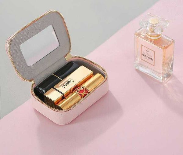 

portable makeup belt mirror lip glaze jewelry lipstick storage box