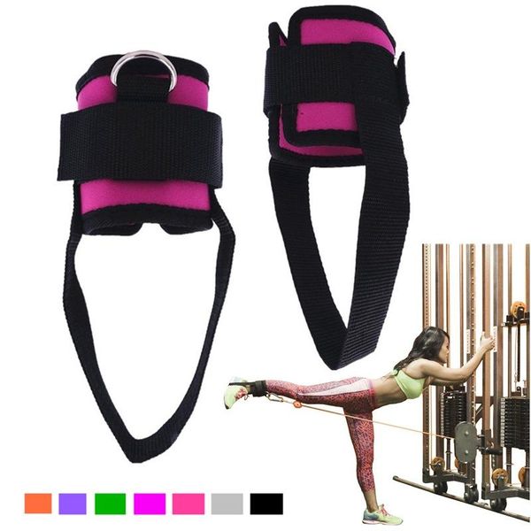 

resistance bands selfitness exercise band ankle straps cuff for cable machines ab leg glute training home gym equipment