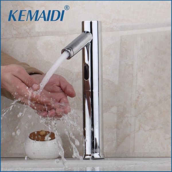 

bathroom sink faucets kemaidi brass automatic sensor mixer touch deck mounted hands tap faucet basin