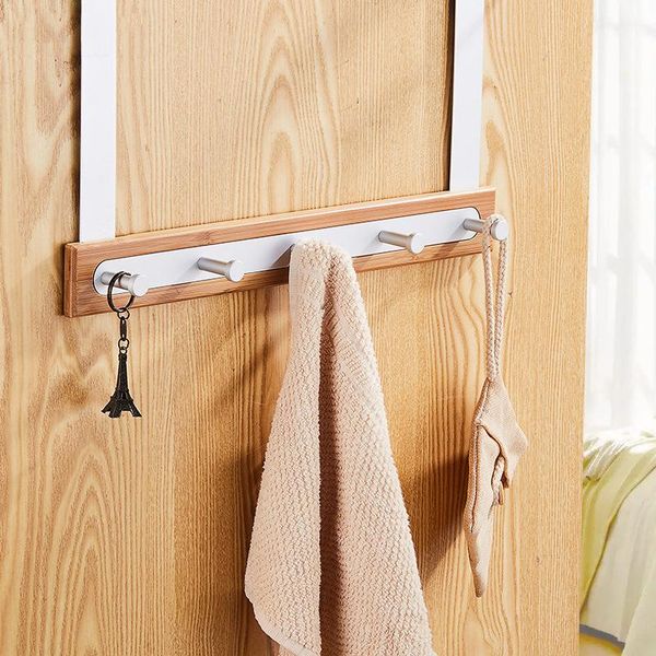 

hooks & rails 1pcs creative door back hanging coat home bedroom key bag clothes storage rack towel hangers