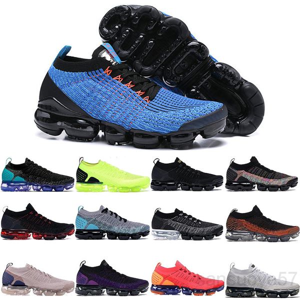 

2019 cushion fly 3.0 men women casual shoes multicolor black white blue knit 3s jogging designer sport sneakers us5.5-11 er3z