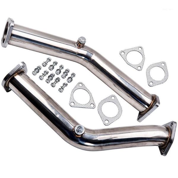

2x stainless steel exhaust test tube pipe for infiniti 3.5l fx35 350z g351