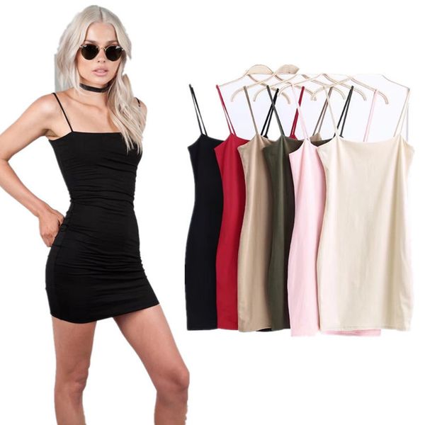 

double layer high waist suspender dress women's short skirt, Black;gray