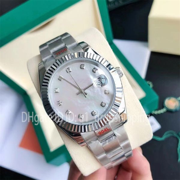 

mens automatic mechanical 41mm montre luxe swimming couples wristwatches waterproof watch caijiamin, Slivery;golden