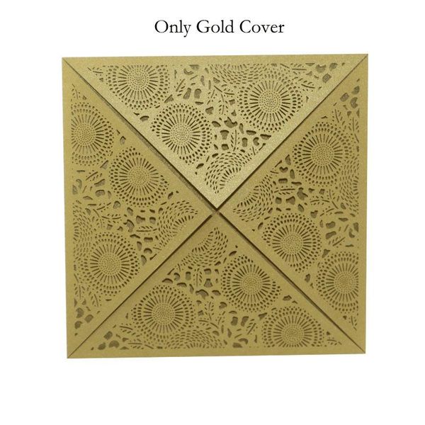 

1pcs elegant flora square laser cut wedding invitation cards business birthday greeting card customize party decoration supplies wmteoi