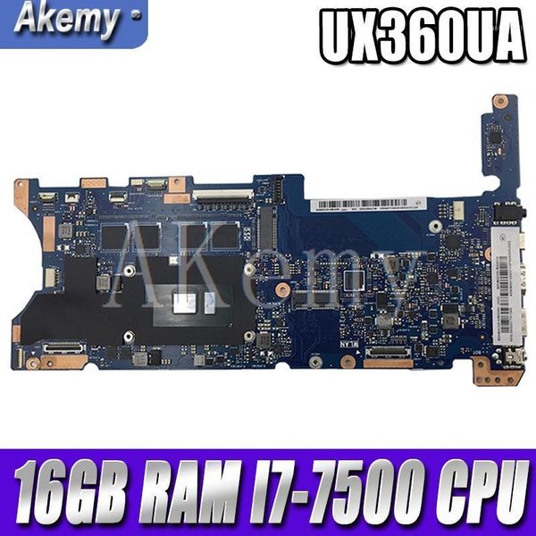 

akemy configuration lapmotherboard for asus q324uak q324ua q324u ux360ua mainboard 60nb0c00-mb8000 16gb ram -7500 cpu1