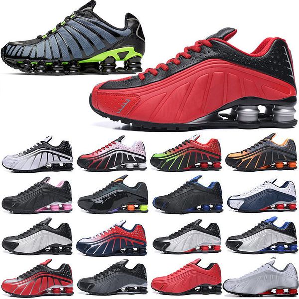 

2020 new r4 tl tn oz casual shoes men athletic triple black white metallic silver outdoor men trainers sneakers chaussures 40-46 js-t