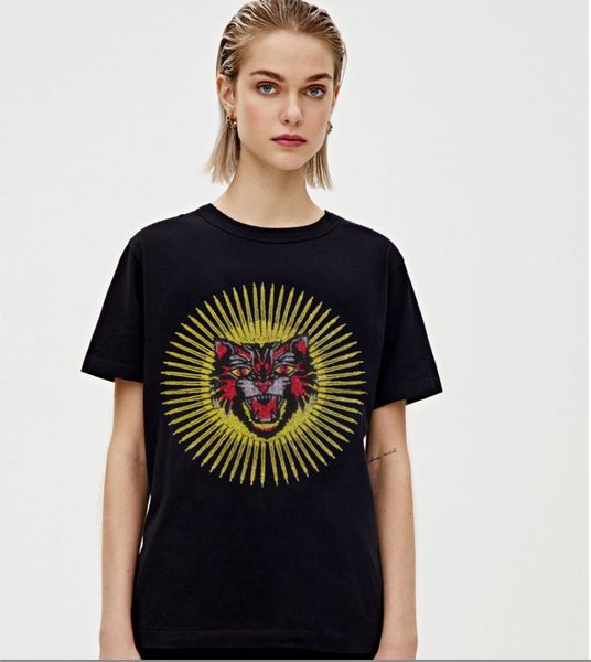 

t-shirt 2020 new diamonds for women fashion girls t-shirts 100% cotton short tshirt sleeves ltck, White