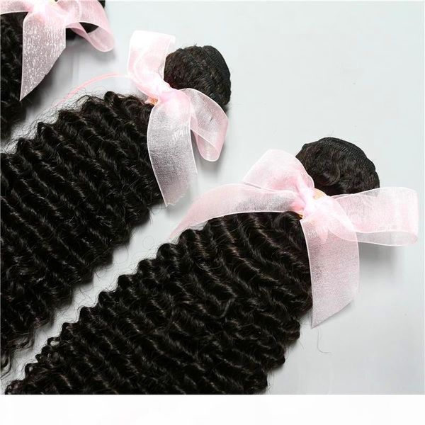 

brazilian kinky curly wave bundles non-remy hair bundles natural color human hair bundles hair extension 10-36 inchs, Black