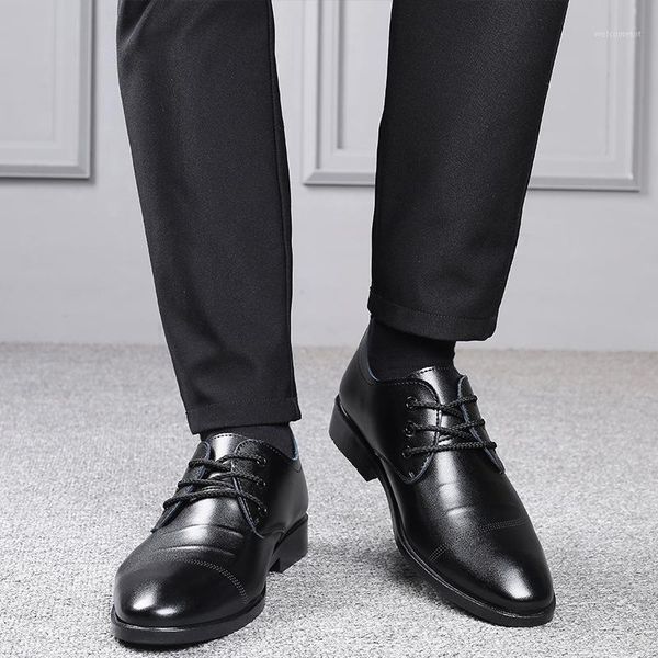 

handmade genuine leather men shoes, sping autumn business fashion men casual shoes, brand shoes 2020 new1, Black