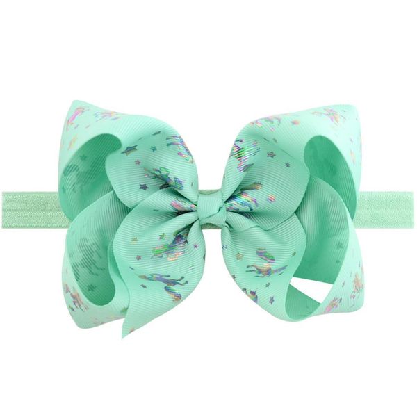 

12pcs/lot 6 inch novelty horse print bows headbands for kids colorful elastic hairband hair accessories 847 q wmtvhy