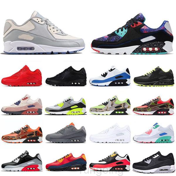 

2020 cushion 90 casual shoes men 90 new sneakers sports shoe size 40-45 d-zw, Black