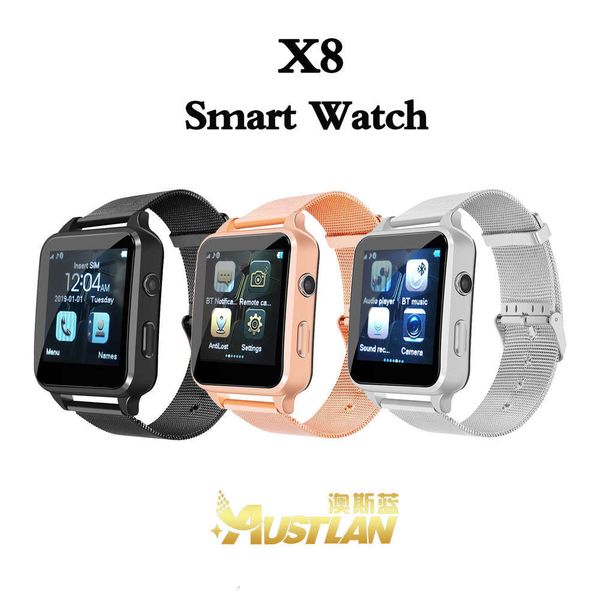 

x8 color digital smart card bluetooth sports bracelet busins touch screen telephone