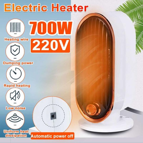

smart electric heaters 700w portable fan heater personal space air warmer winter home office desktop