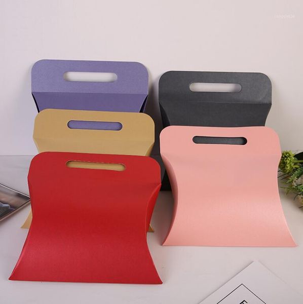 

29*19*6cm 20pcs portable pillow gift cardboard paper box candy box gift packaging large accessories decor1