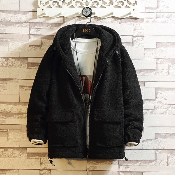 

spring mode autumn 2020 new casual jacket of japanese men streetwear designer clothes plus size 5xl r6hd, Black