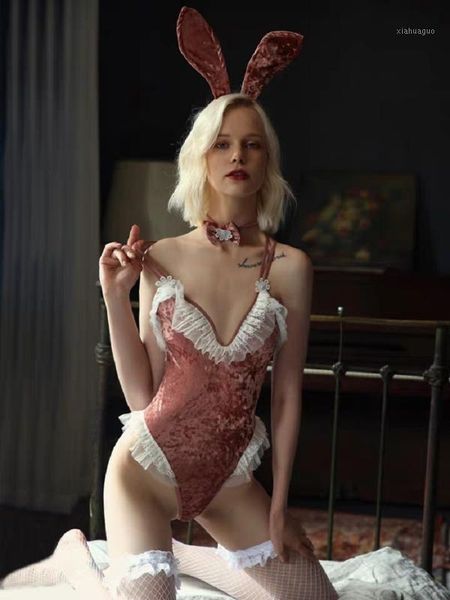 

nightgown woman lace hollowed-out condole belt appeal show back outfit1, Red;black