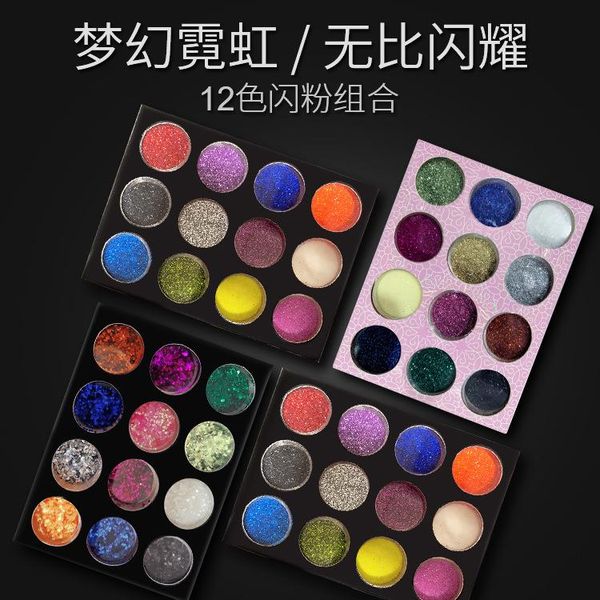 

nail glitter 1box for nails holographics dip powder mirror polishing chrome pigments silver art decorations laser dazzling dust, Silver;gold