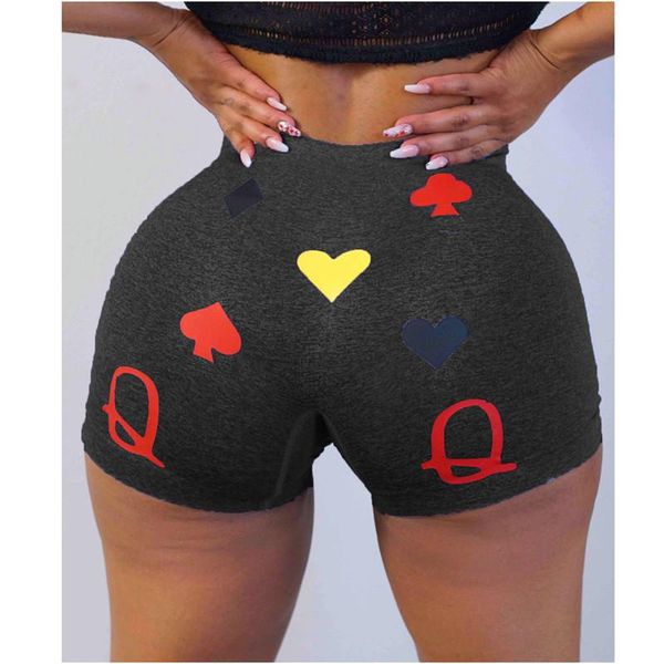 

women's shorts 2021 womens colorful printed summer casual high waist short trousers sports outdoor indoor dropping, White;black