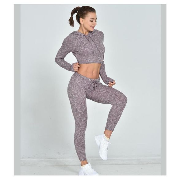 

two-pieceyoga breathable sport tank fitness women sleeve shirt gym running sports t shirt quick dry slimming, Gray
