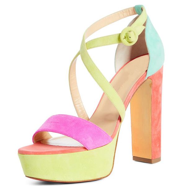 

bandagem senhoras transparente festa vero rebanho sandlia sapatos 35-46 tamanho feminino tornozelo cinta sandlias de salto alto q5tu, Black