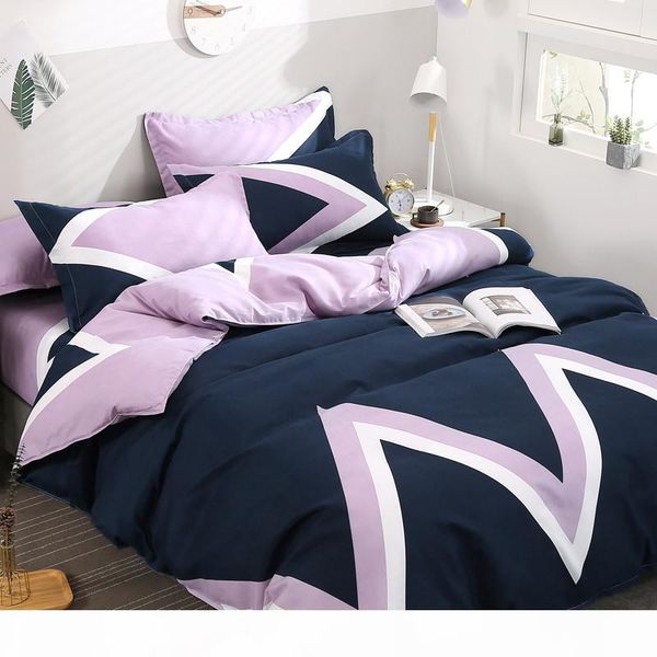 

four-piece bedding set student dormitory single bed sheet three-piece set