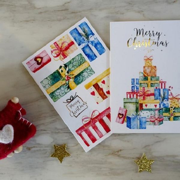 

12. установите золотые рождественские темы theme подарочная карта оформлять карты карты lucky love party приглашение письма конверт поздрави