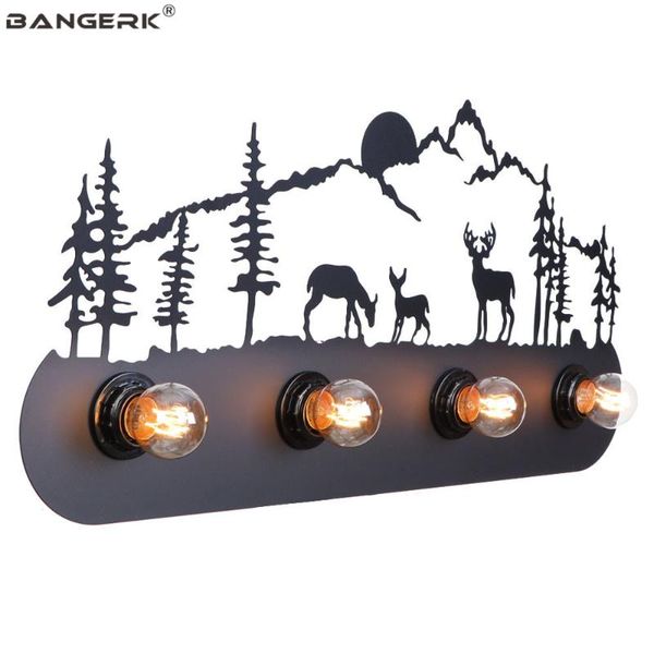 

industrial retro led wall lamp loft decor switch sconces wall lights vintage design black iron edison light home lighting