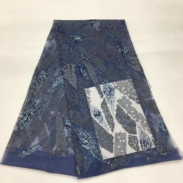 

ribbon french sequin mesh lace fabric 2021 african tulle fabric, suitable for nigerian wedding xx37331, Pink;blue