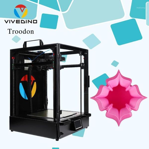 

printers vivedino corexy totally-enclosed dual gear extruder 3d printer with power loss resume1