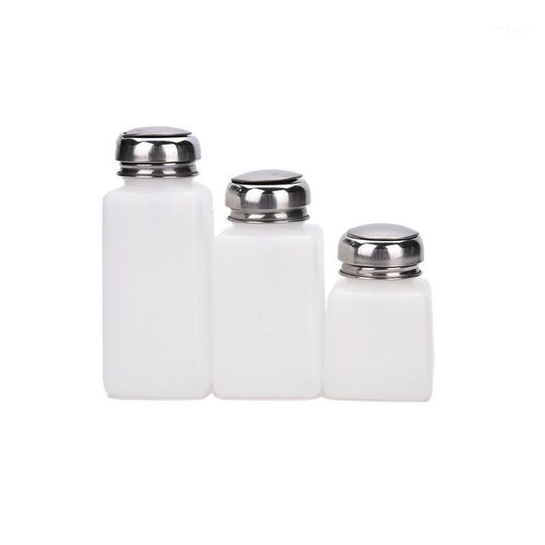 

storage bottles & jars 100ml/200ml/250ml dispenser pumping bottle liquid alcohol press nail polish remover color1