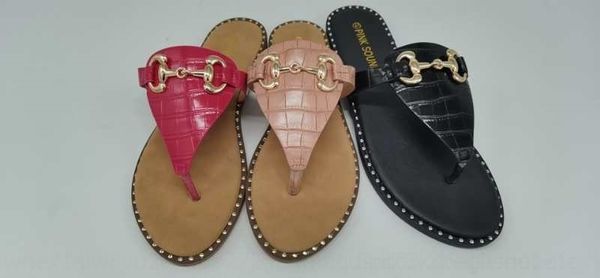 

jx3p slippers flip summer fashion leisure house slippers slip toe women's zapatos fashion non clip wedge beach shoes women's flops, Black