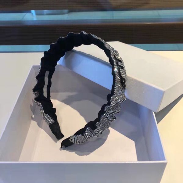 

fashion letter headbands girls vintage knitting twisted diamond headband wide hair bands headbands wholesale m028, Silver